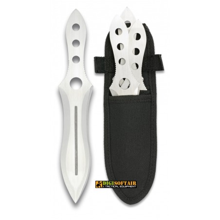 Coltelli da lancio Albainox 32061 con fodero in Nylon