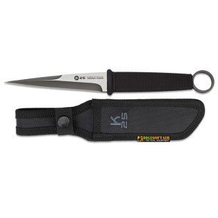 K25 tactical knife. Rubber. Mixed blade 32693