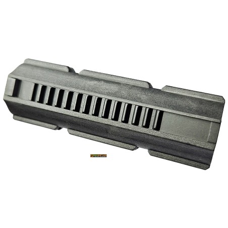 ZERO-SHOCK piston in carbon fiber loaded technopolymer full metal rack 14 teeth Fps PM04CF+