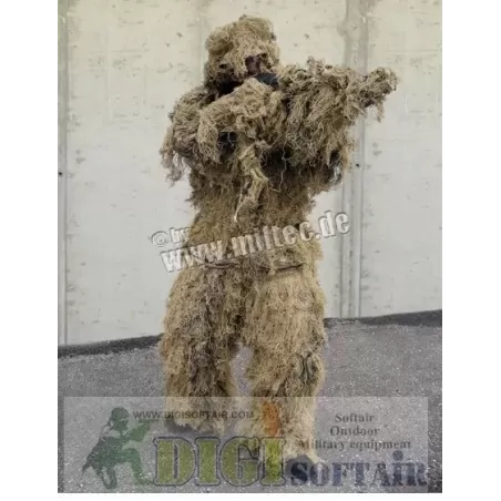 GHILLIE desert 4 pezzi miltec ignifuga
