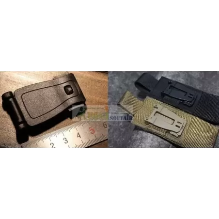 CONNETTORE PER SISTEMA MOLLE nero