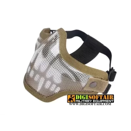 Maschera half face Strike skull tan Maschera half face Strike skull tan