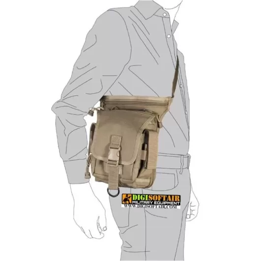 2B35 vega holster Multi-pocket bag in OD nylon