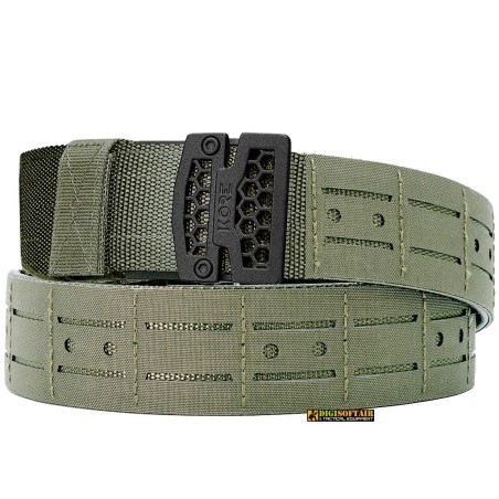 Kore Essentials B1 buckle Ranger Green Laser Cut Molle Battle Belt