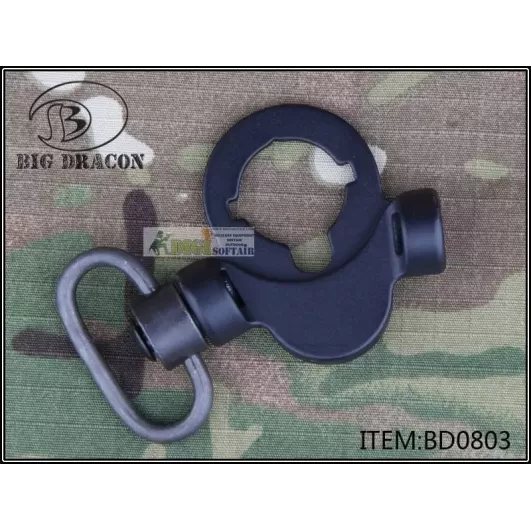 Troy OEM M4 battle sling mount Nero per ASG a GAS