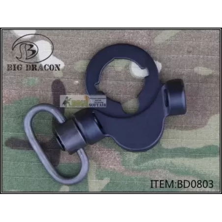 Troy OEM M4 battle sling mount Nero per ASG a GAS