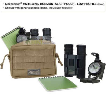 Vendita online 5x7x2 HORIZONTAL GP Pouch KHAKI Maxpedition