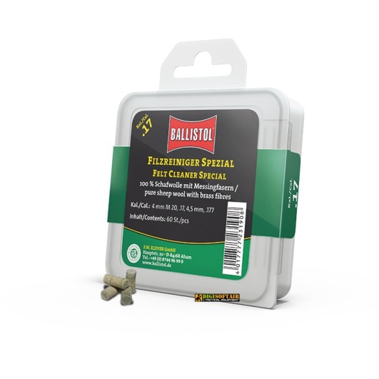 Ballistol Feltrini Special cal.17  conf. da 60 pz   23190