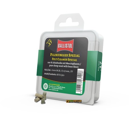 Ballistol Feltrini Special cal.17  conf. da 60 pz   23190