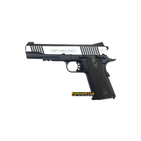 Vendita online Colt 1911 Rail Gun co2 Dual tone cybergun 180525 Vendita online Colt 1911 Rail Gun co2 Dual tone cybergun 180525