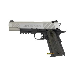 Vendita online Colt 1911 Rail Gun co2 Dual tone cybergun 180531