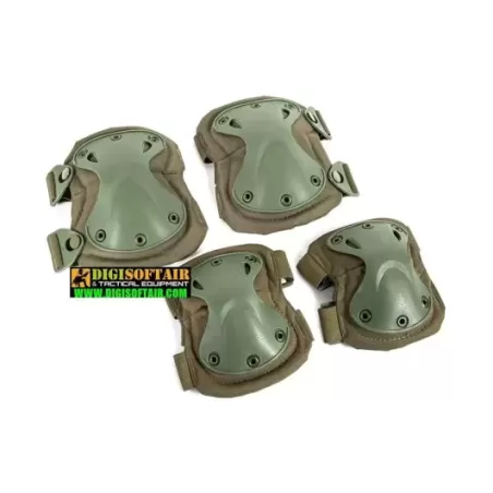 SET ginocchiere e gomitiere Black river OLIVE DRAB