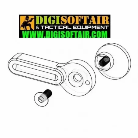 (L) CNC custom fire selector for M4 - B