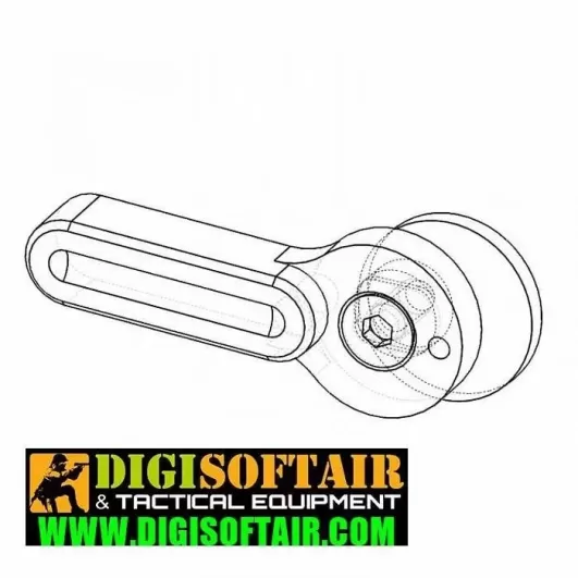 (L) CNC custom fire selector for M4 - B