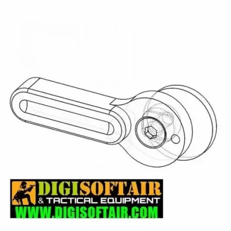 (L) CNC custom fire selector for M4 - B