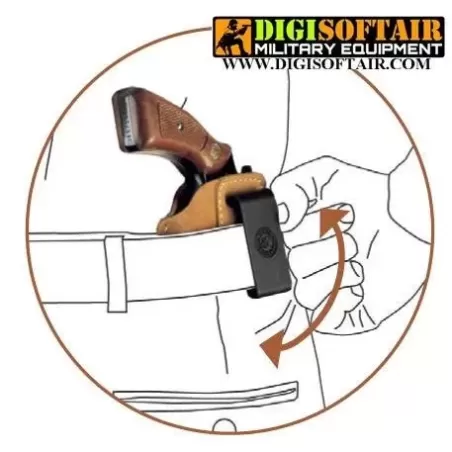 Vega holster IR3 fondina interna in pelle scamosciata