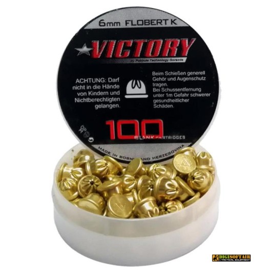 Munizioni a salve cal. 6 Victory cf.100 — Effetto sonoro