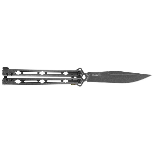 Kershaw Lucha BlackWash 5150BW — Butterfly Knife 11,7 cm, dual KVT