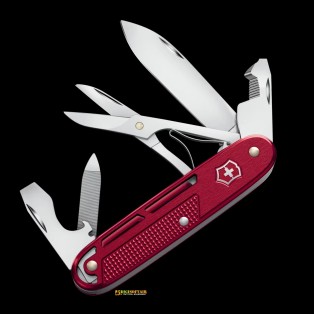 Victorinox Synergy X Alox — coltellino 10 funzioni, Alox Red 0.8226.20