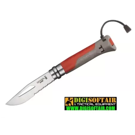 Opinel N° 8 O utdoor Earth-red knife