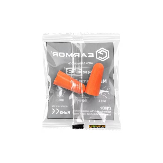 MaxDefense Ear Plugs NRR33 Paio Singolo, Earmor