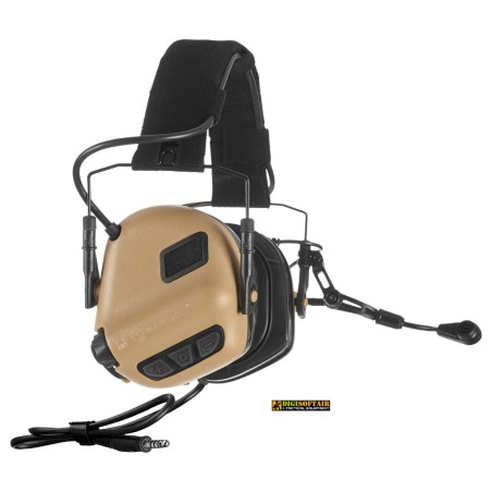 Tactical Earmor M32 Plus Tan Cuffie elettroniche 