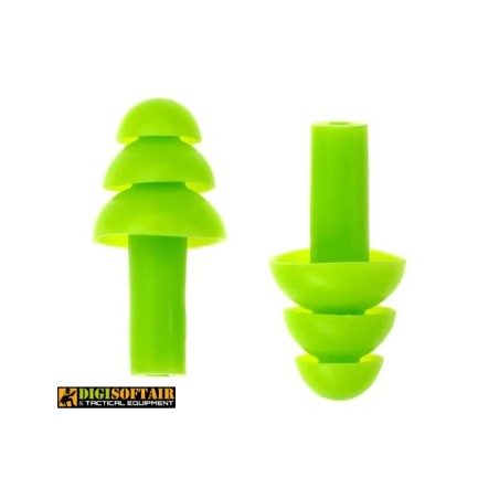 MaxDefense Silicone Ear Plugs NRR23 Single Pair