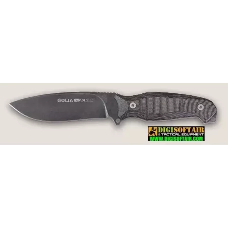 Golia Viper Tecnocut evolution by T. Rumici - Black Micarta