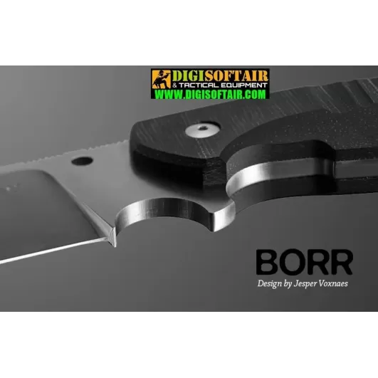 Borr Viper Tecnocut Black Canvas Micarta - V4008SWCB - coltello