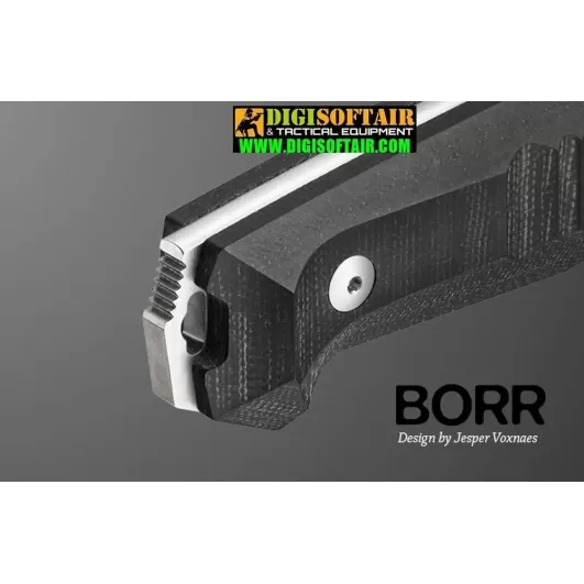 Borr Viper Tecnocut Black Canvas Micarta - V4008SWCB - knife