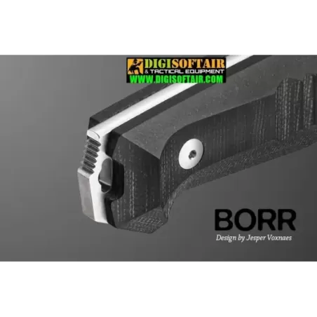 Borr Viper Tecnocut Black Canvas Micarta - V4008SWCB - coltello