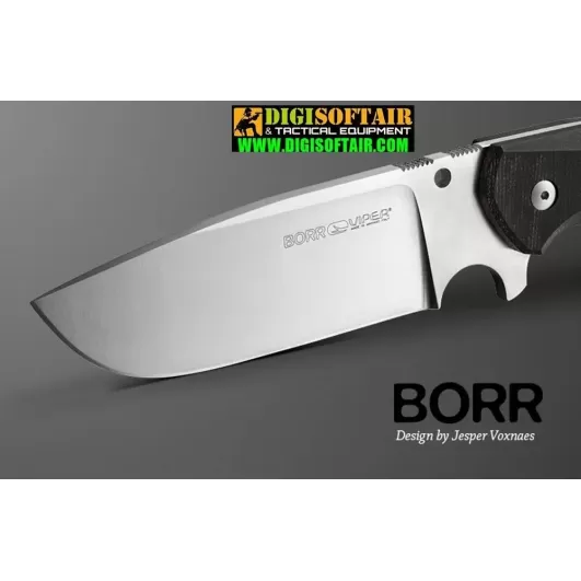 Borr Viper Tecnocut Black Canvas Micarta - V4008SWCB - knife
