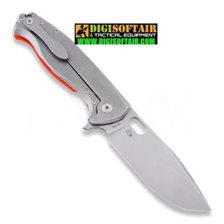 Viper Knives Vox Fortis Flipper Knife Orange G-10 (3.5"