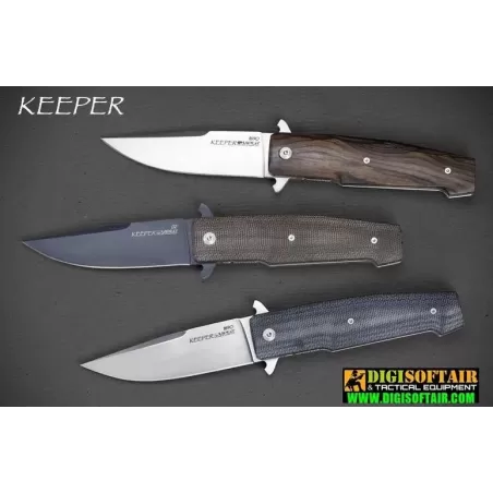 Viper - Keeper - D2 Stonewashed and Micarta Nera - by Fabrizio