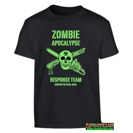 T-shirt Kids Zombie Apocalypse - Nera