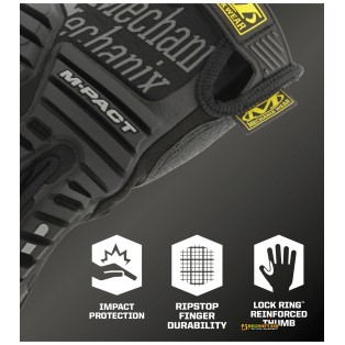 Mechanix M-Pact Covert Black — Guanti Tattici 2