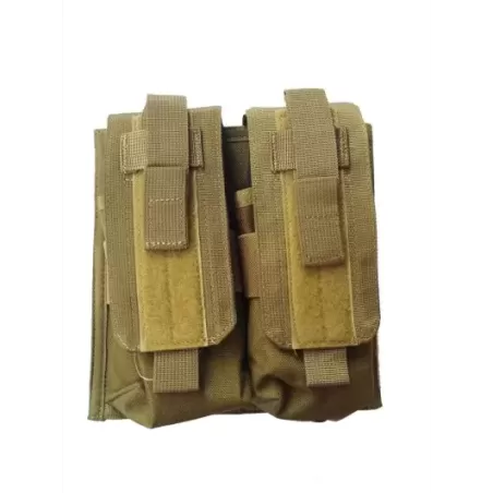 Defcon 5 DOUBLE MOLLE MAG POUCH coyote tan