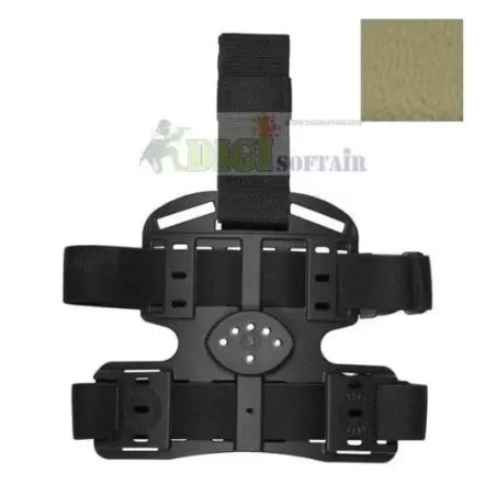 Vega holster Piattaforma cosciale OD green multiuso in polimero stampato a iniezione ITK INFINITY THIGH 8K16
