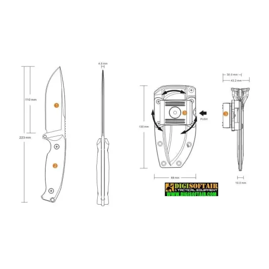 Ruike Jager F118 BLACK