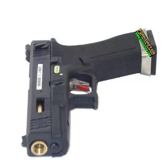 WE modello glock G17 Custom G FORCE series black PISTOLA SOFTAIR A GAS