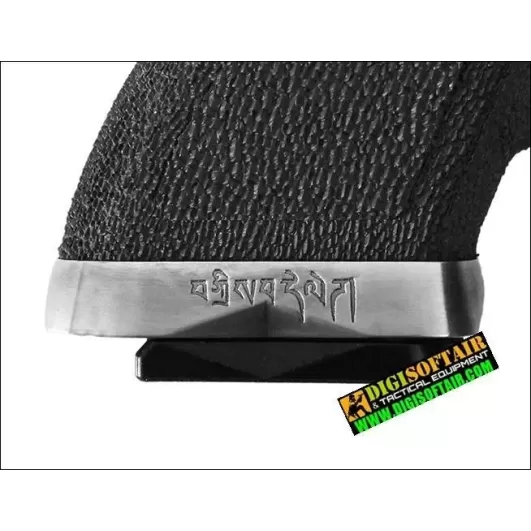 WE modello glock G17 Custom G FORCE series black, silver slide PISTOLA SOFTAIR A GAS