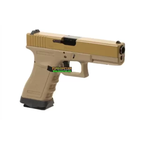 WE modello glock G17 Custom G FORCE series desert PISTOLA SOFTAIR A GAS WE modello glock G17 Custom G FORCE series desert PISTOLA SOFTAIR A GAS