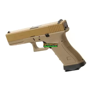 WE modello glock G17 Custom G FORCE series desert PISTOLA SOFTAIR A GAS 2