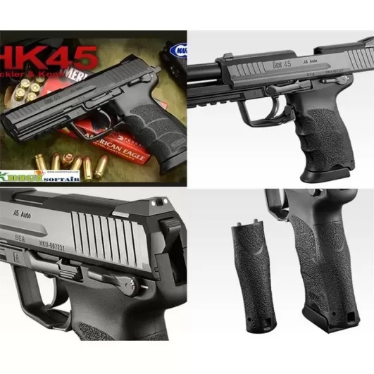 Tokyo Marui HK45 gas blowback pistola a gas scarrellante made in Japan