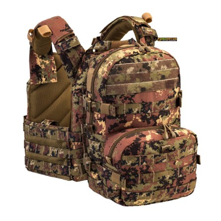Vendita online Defcon 5 Plate Carrier con backpack Coyote tan D5-BAV21 CT