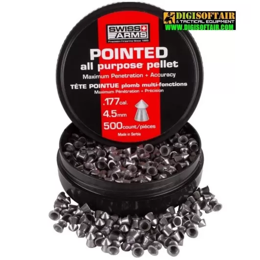 SWISS ARMS DIABLO PELLETS 4,5mm pointed