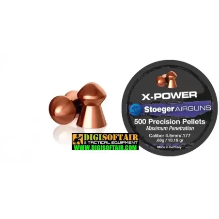 Piombino X-POWER ramato Stoeger  4,5mm  500pz