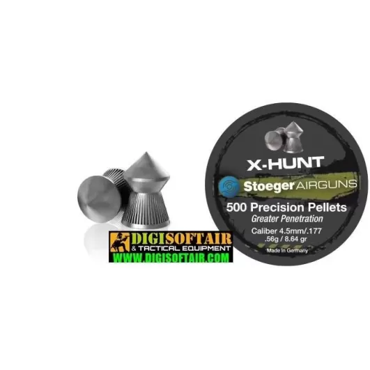 Piombino X-HUNTER Stoeger  4,5mm  500pz