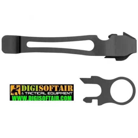 LEATHERMAN BLACK QUICK-RELEASE LANYARD RING & REMOVABLE POCKET CLIP