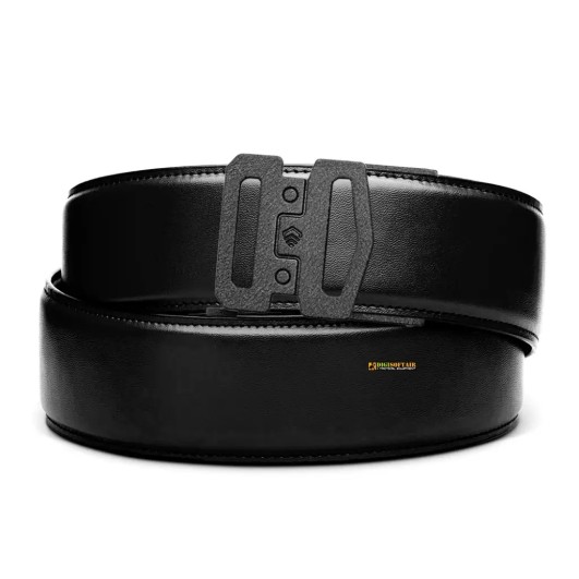 Kore Essentials G1 buckle Black Leather Garrison Gun Belt 1.75